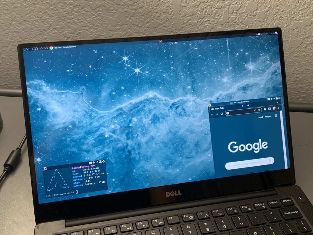 themed laptop with recolored carina cliffs