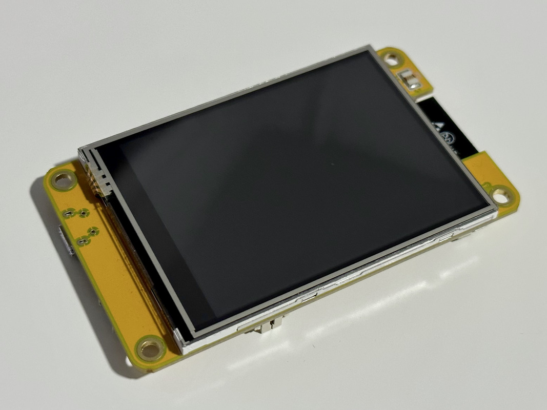 image of the 'Cheap Yellow Display'